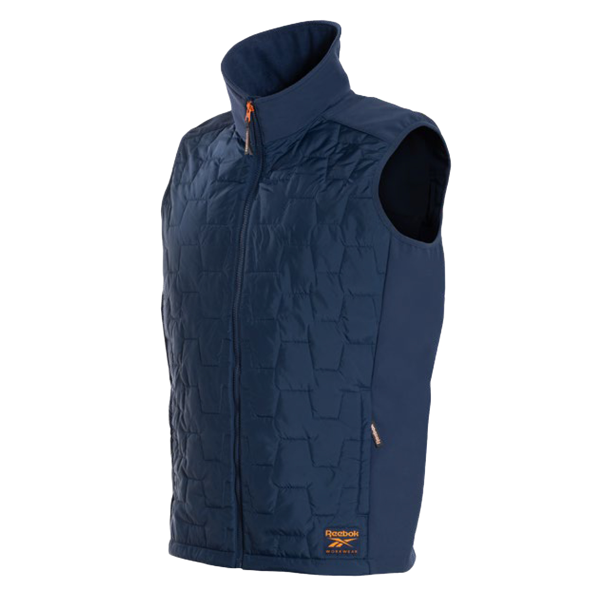 Blue Reebok workwear padded vest